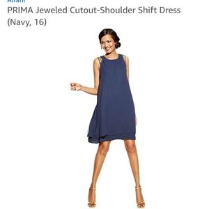 Navy Blue Alfani Shift Dress